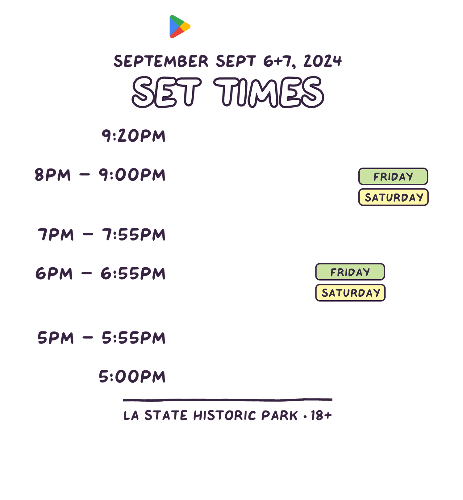 Zedd In The Park Set Times